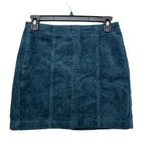 pacsun blue‎ corduroy womens back zip womens skirt  Size: 26